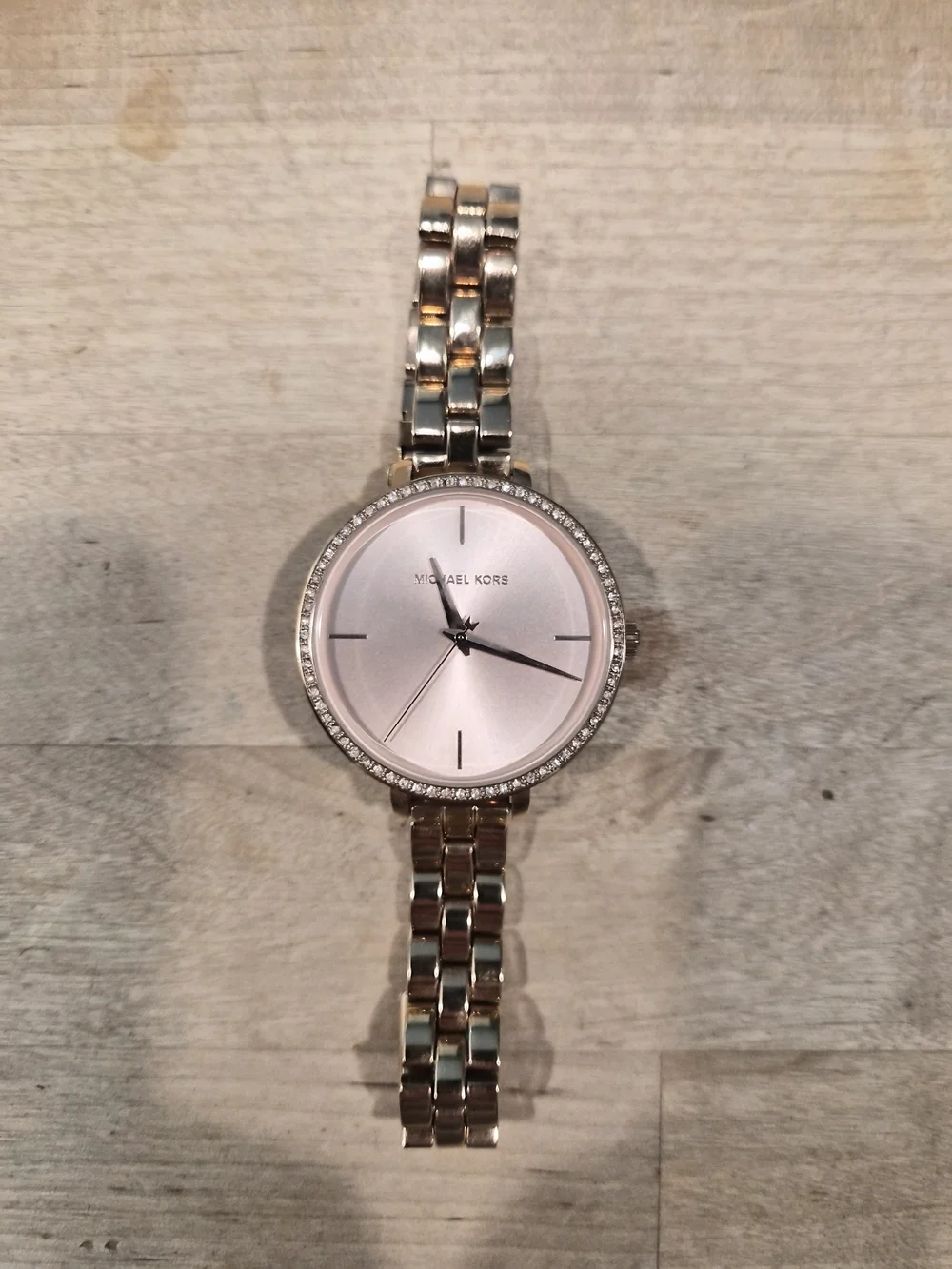Michael Kors Rose Gold Crystal-Trim Women's Watch